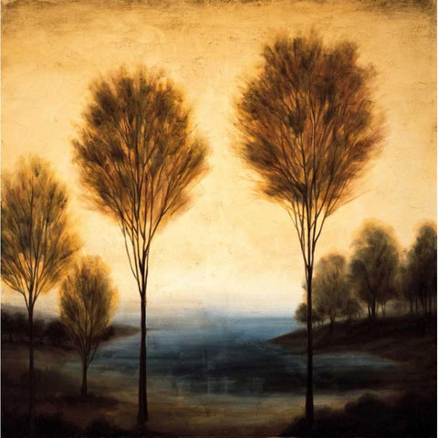 Above Us Only Sky II Gold Ornate Wood Framed Art Print with Double Matting by Thomas, Neil