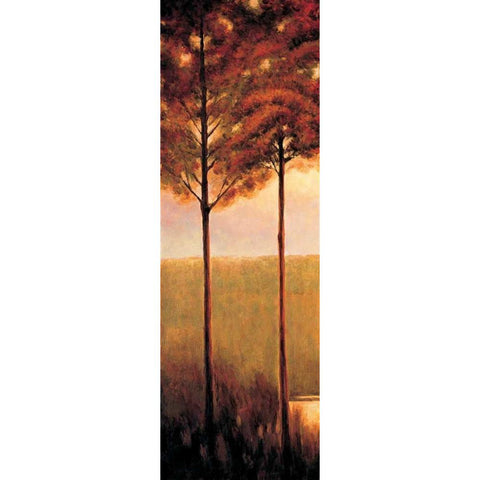 Through the Woods I Gold Ornate Wood Framed Art Print with Double Matting by Thomas, Neil