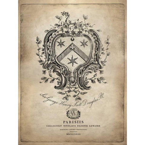 Heraldry IV White Modern Wood Framed Art Print by Jeffries, Oliver