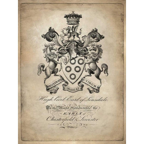 Heraldry III White Modern Wood Framed Art Print by Jeffries, Oliver