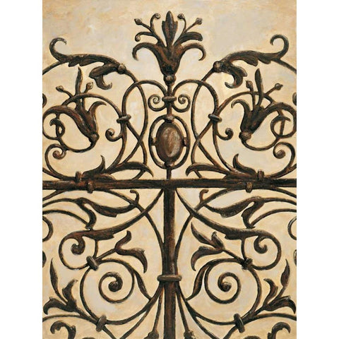 Gatekeeper I Black Modern Wood Framed Art Print with Double Matting by Segovia, Pablo