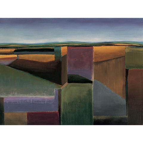 Tera I White Modern Wood Framed Art Print by Carelli, Patricia