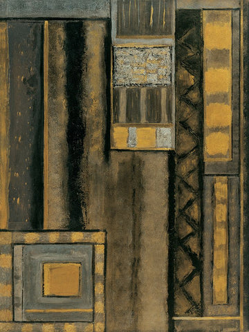 Hard Drive I White Modern Wood Framed Art Print with Double Matting by Carelli, Patricia