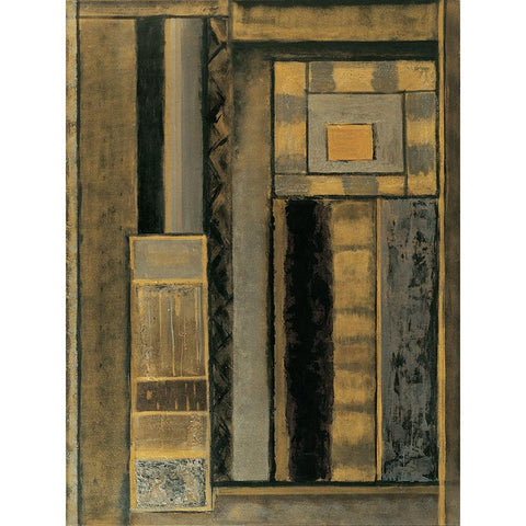 Hard Drive II Gold Ornate Wood Framed Art Print with Double Matting by Carelli, Patricia