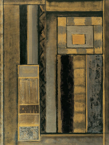 Hard Drive II White Modern Wood Framed Art Print with Double Matting by Carelli, Patricia