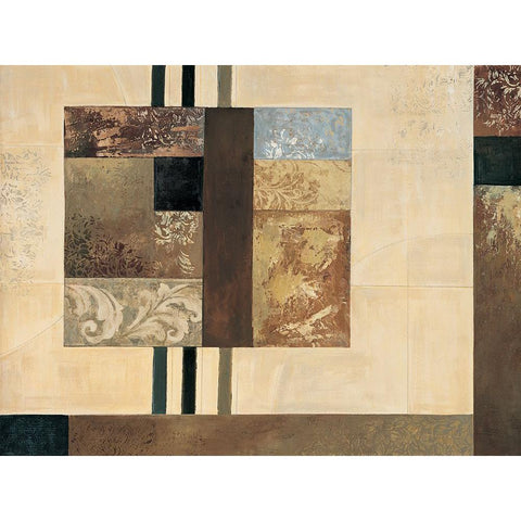 Advantage I Gold Ornate Wood Framed Art Print with Double Matting by Sanderson, Paul