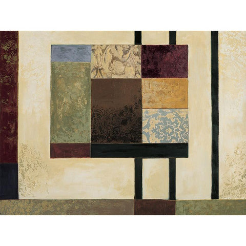 Perspective I White Modern Wood Framed Art Print by Sanderson, Paul