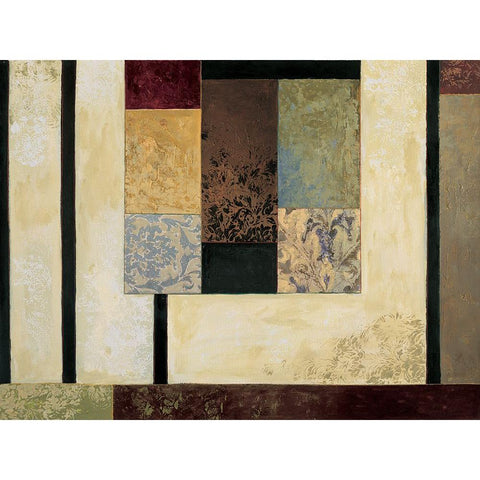 Perspective II Black Modern Wood Framed Art Print by Sanderson, Paul