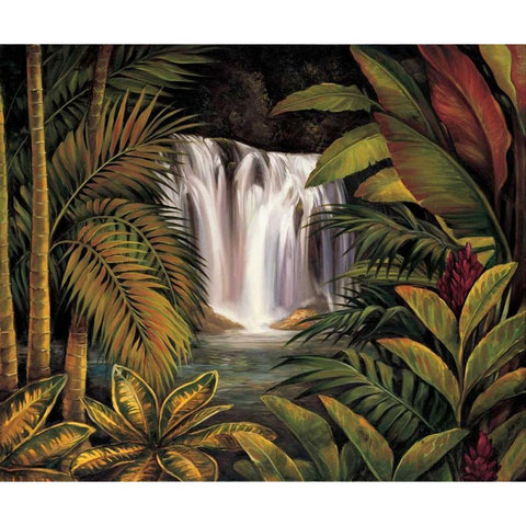 Sacred Pool I Black Modern Wood Framed Art Print with Double Matting by Jimenez, Rodolfo