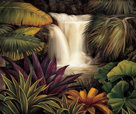 Sacred Pool II Black Ornate Wood Framed Art Print with Double Matting by Jimenez, Rodolfo