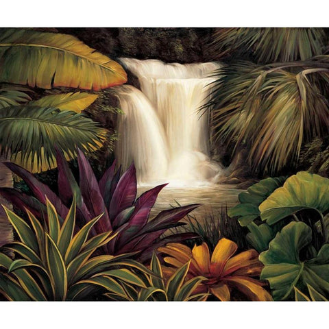 Sacred Pool II Gold Ornate Wood Framed Art Print with Double Matting by Jimenez, Rodolfo