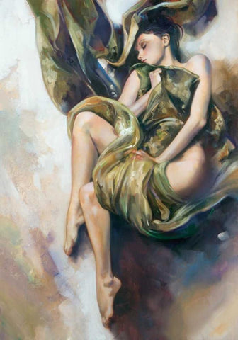 Class Act Black Ornate Wood Framed Art Print with Double Matting by Di Scenza, Ron