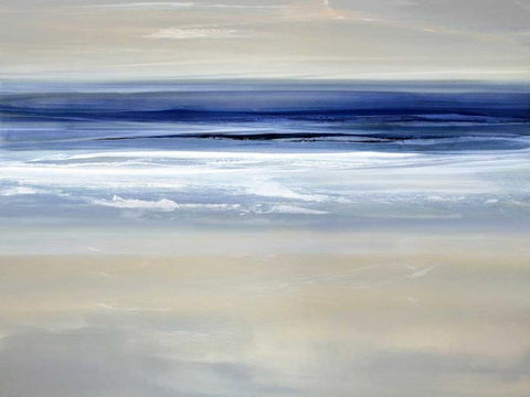 Buoyant I Black Ornate Wood Framed Art Print with Double Matting by Springer, Rachel