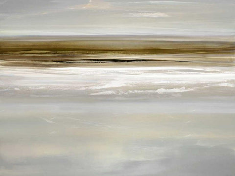 Buoyant II Black Ornate Wood Framed Art Print with Double Matting by Springer, Rachel