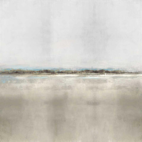 Whisper II Black Modern Wood Framed Art Print with Double Matting by Springer, Rachel