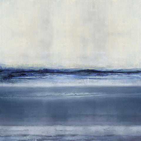 Perspective III White Modern Wood Framed Art Print with Double Matting by Springer, Rachel