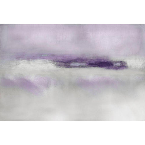 Suspend in Amethyst Black Modern Wood Framed Art Print with Double Matting by Springer, Rachel