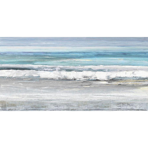 The Surf II Gold Ornate Wood Framed Art Print with Double Matting by Springer, Rachel