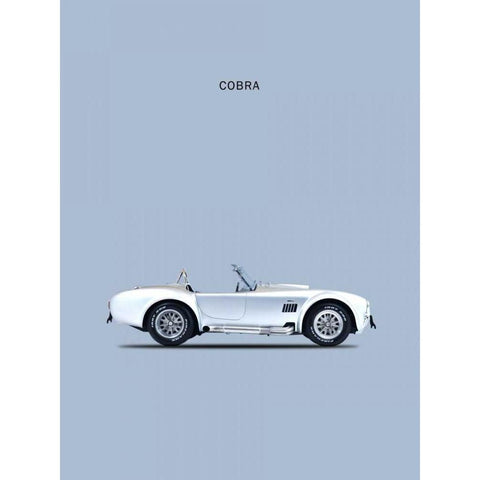Shelby Cobra 65 Gold Ornate Wood Framed Art Print with Double Matting by Rogan, Mark