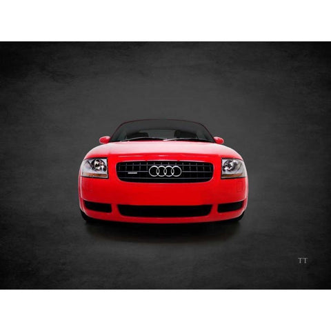 Audi TT Quattro White Modern Wood Framed Art Print by Rogan, Mark