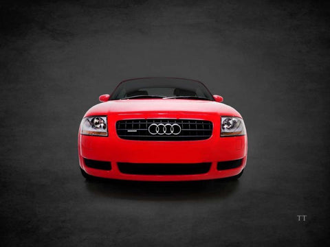 Audi TT Quattro White Modern Wood Framed Art Print with Double Matting by Rogan, Mark