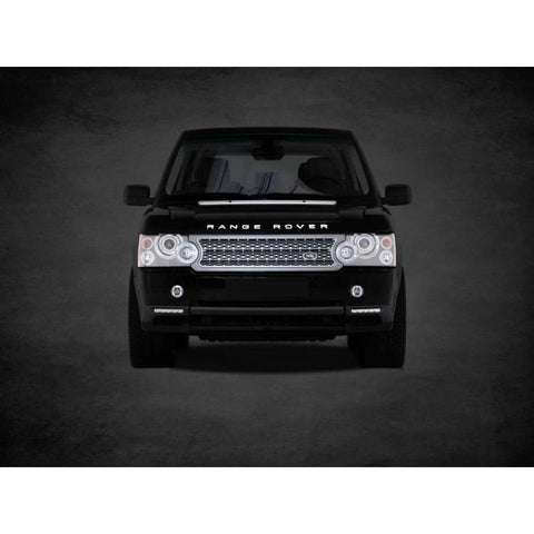 Range Rover White Modern Wood Framed Art Print by Rogan, Mark