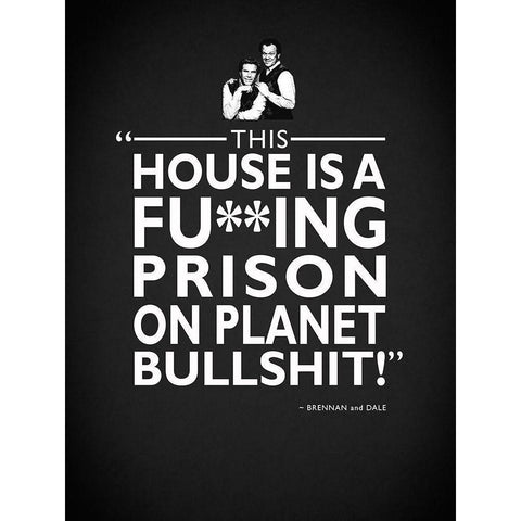 House Prison Black Modern Wood Framed Art Print by Rogan, Mark