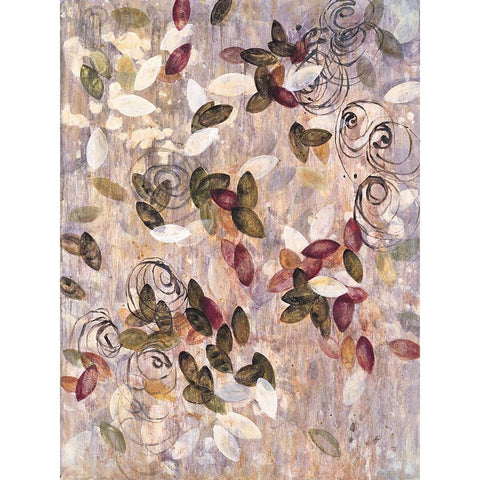 Reflections II Gold Ornate Wood Framed Art Print with Double Matting by Templeton, Richard