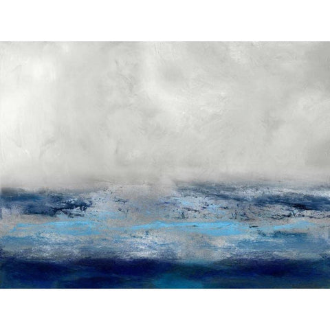 Terra Rising White Modern Wood Framed Art Print by Messina, Jake