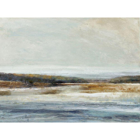 Waters Edge I Gold Ornate Wood Framed Art Print with Double Matting by Messina, Jake