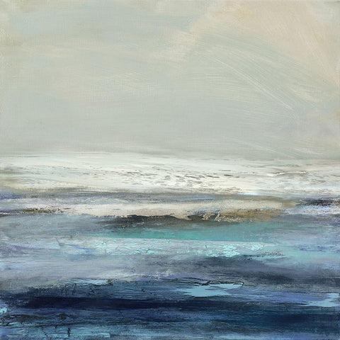 In Motion White Modern Wood Framed Art Print by Messina, Jake