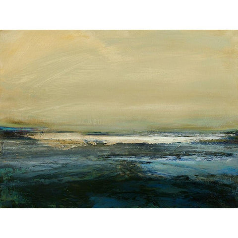 Land and Sky III Gold Ornate Wood Framed Art Print with Double Matting by Messina, Jake