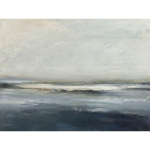 Land and Sky IV Black Modern Wood Framed Art Print by Messina, Jake