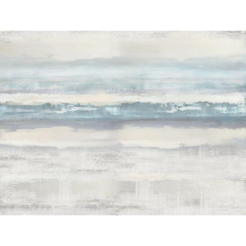 Aqua Movement Gold Ornate Wood Framed Art Print with Double Matting by Messina, Jake