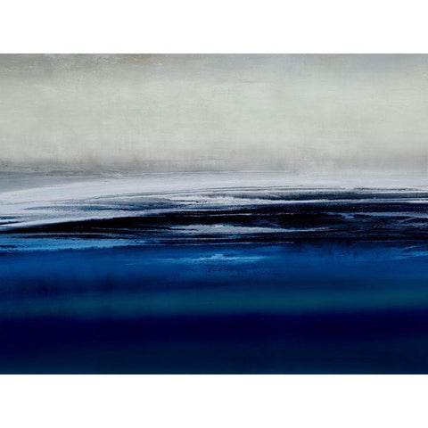 Midnight Vista Black Modern Wood Framed Art Print by Messina, Jake