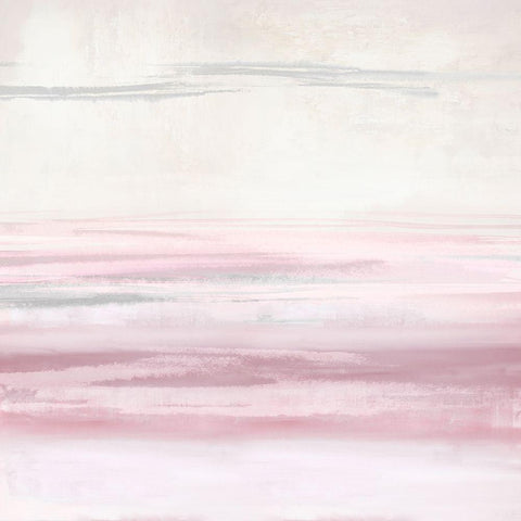Blush Perspective II Black Modern Wood Framed Art Print with Double Matting by Messina, Jake