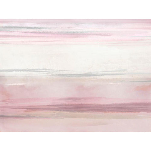 Blush Perspective III White Modern Wood Framed Art Print by Messina, Jake