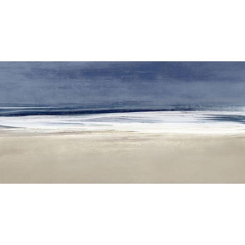 Midnight Perspective Black Modern Wood Framed Art Print with Double Matting by Messina, Jake