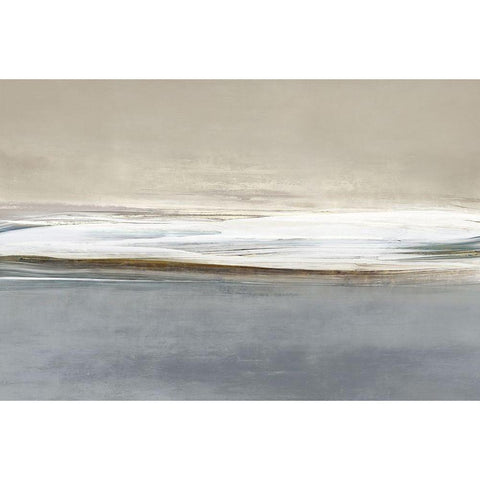 Reflective II Black Modern Wood Framed Art Print with Double Matting by Messina, Jake