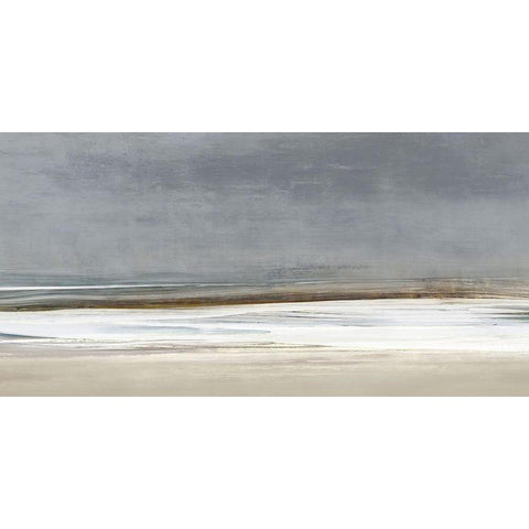 Sunlit Black Modern Wood Framed Art Print with Double Matting by Messina, Jake