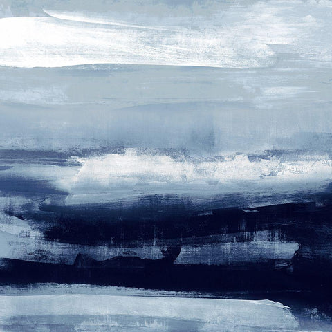 Indigo Passage III Gold Ornate Wood Framed Art Print with Double Matting by Messina, Jake