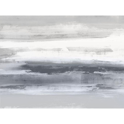 Gray Passage I White Modern Wood Framed Art Print by Messina, Jake