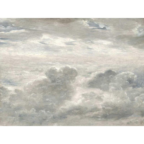 Cloud Study I Black Modern Wood Framed Art Print with Double Matting by Mann, Sophia