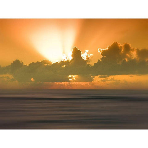 USA, Hawaii, Kauai, sunset Black Modern Wood Framed Art Print by Plank, Savanah