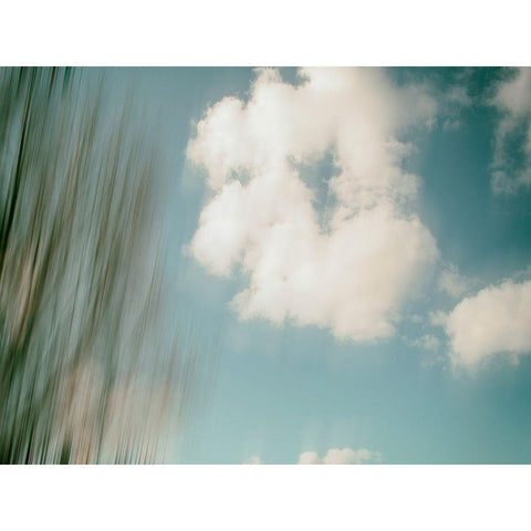 Cloud Formations Black Modern Wood Framed Art Print by Plank, Savanah