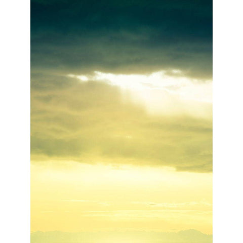 Cloud Formations White Modern Wood Framed Art Print by Plank, Savanah
