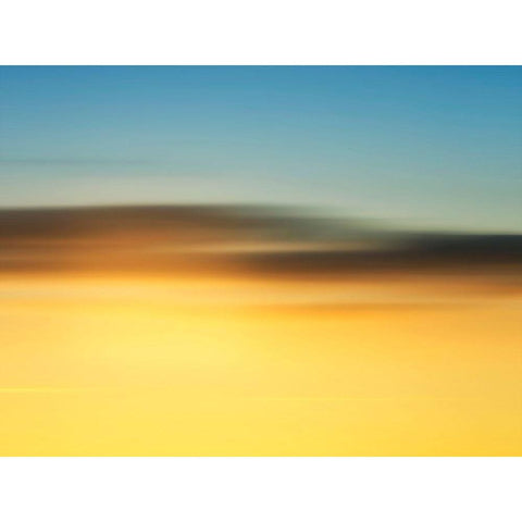 Cloud Formations Black Modern Wood Framed Art Print by Plank, Savanah