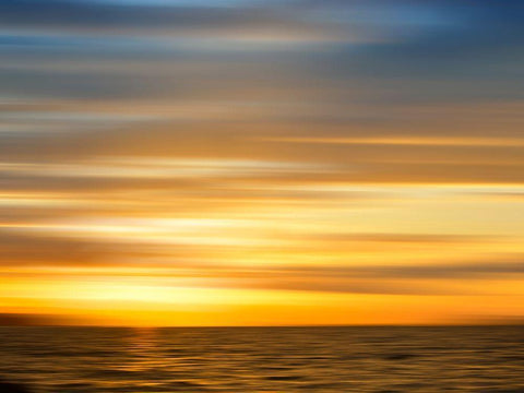 Ketchikan sunset White Modern Wood Framed Art Print with Double Matting by Plank, Savanah