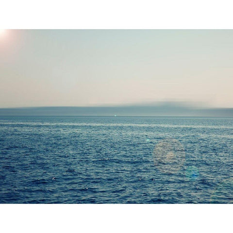 Ocean abstract Black Modern Wood Framed Art Print by Plank, Savanah