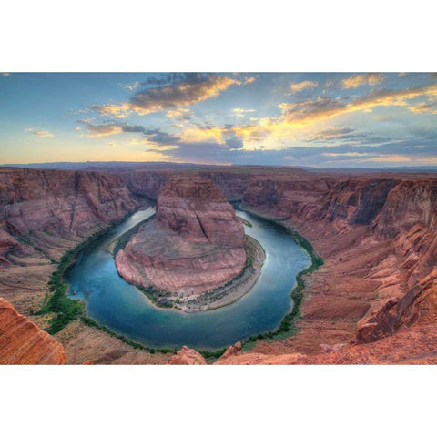 Grand Canyon Sunset Black Modern Wood Framed Art Print by Bennion, Scott